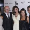 Maria Bello, Paul Haggis, Atias, Mila Kunis et le producteur Michael Nozik lors de la première de Third Person à Los Angeles, le 9 juin 2014.