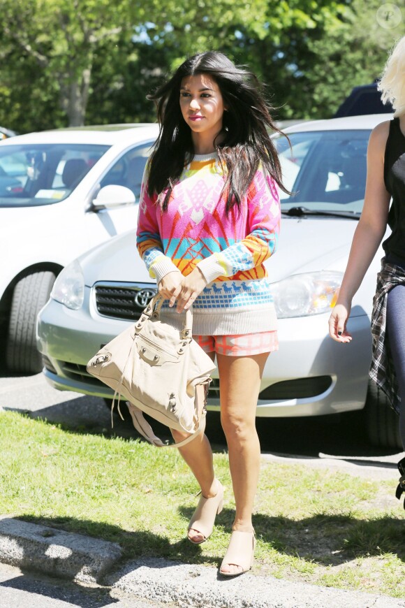 Kourtney Kardashian dans les Hamptons, le 6 juin 2014.