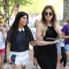 Kourtney et Khloé Kardashian font du shopping dans les Hamptons. Southampton, le 3 juin 2014.