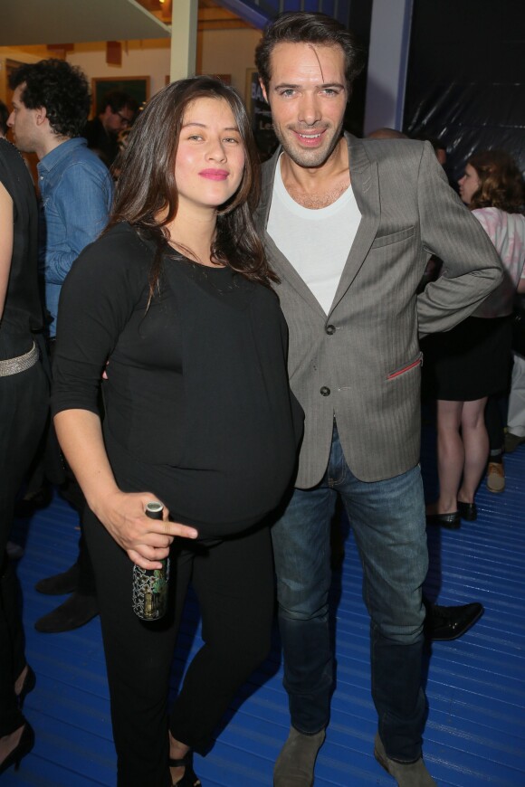 Mylène Jampanoï enceinte, Nicolas Bedos - Opening party du BHV Marais section homme au BHV Marais à Paris, le 11 juin 2014.