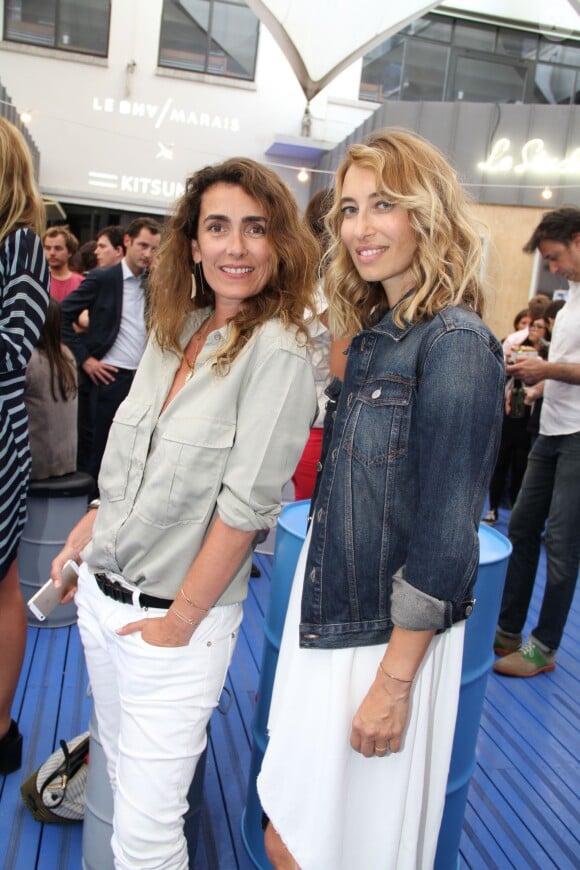 Mademoiselle Agnès et Alexandra Golovanoff - Opening party du BHV Marais section homme au BHV Marais à Paris, le 11 juin 2014.