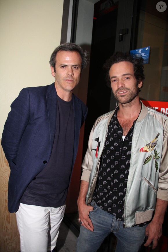 Guillaume Houzé et Romain Duris - Opening party du BHV Marais section homme au BHV Marais à Paris, le 11 juin 2014.