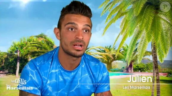 Julien dans Les Ch'tis vs Les Marseillais sur W9, le jeudi 12 juin 2014