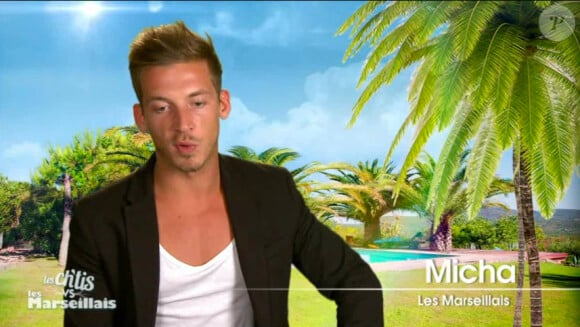 Micha dans Les Ch'tis vs Les Marseillais sur W9, le jeudi 12 juin 2014