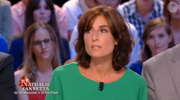 Nathalie Iannetta parle de son nouveau poste à l'Elysée dans le Grand Journal de Canal +, jeudi 12 juin 2014.