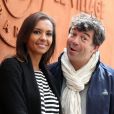 Karine Le Marchand et Stéphane Plaza - People aux Internationaux de France de tennis de Roland-Garros à Paris, le 29 mai 2014.