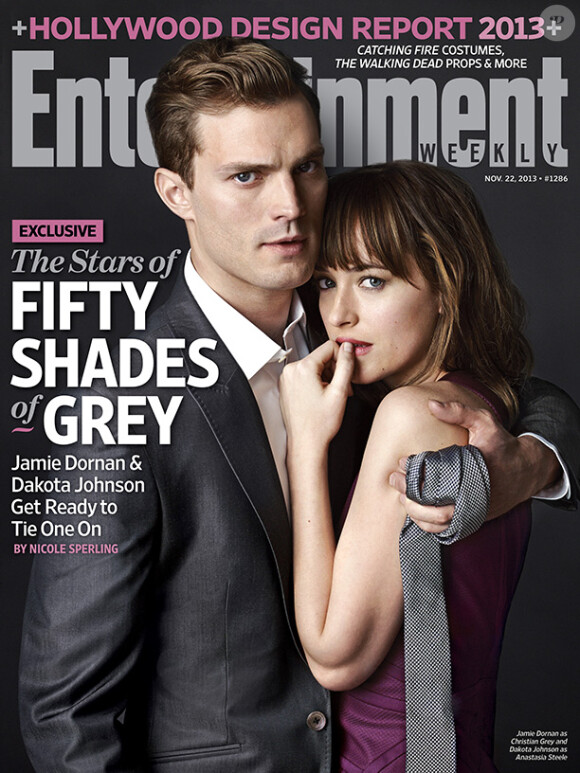 Jamie Dornan et Dakota Johnson font la couverture d'Entertainment Weekly pour Fifty Shades of Grey.