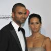 Tony Parker et sa fiancée Axelle lors de la première édition du Par Coeur Gala à Monaco le 22 septembre 2012
