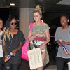Ireland Baldwin et Angel Haze à l'aéroport LAX de Los Angeles, le 18 juin 2014.