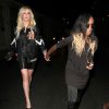 Ireland Baldwin et la rappeuse Angel Haze ont passé la soirée au Dirty Laundry Bar à Hollywood. Le 11 juin 2014.