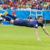 Robin van Persie marque son fameux but contre l'Espagne le 13 juin 2014 à Salvador au Brésil.