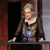 Meryl Streep au AFI Life Achievement Award: A Tribute to Jane Fonda à Hollywood, Los Angeles, le 5 juin 2014.