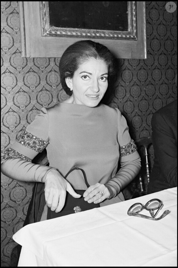 Maria Callas à Paris en 1970.