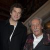 Jean Rochefort et Guillaume Canet - Conférence de presse des Gucci Masters 2013 aux Salons France Amériques à Paris le 18 novembre 2013