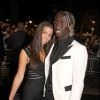 Bacary Sagna et son épouse Ludivine le 22 septembre 2010 lors de la Fashion week londonienne à Londres