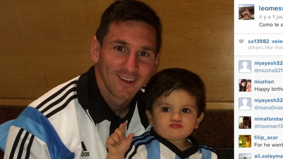 Lionel Messi : Pause câlins avec son petit Thiago et Antonella en plein Mondial