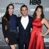 Justin Theroux, Amy Brenneman et Liv Tyler lors de la présentation de la série HBO "The Leftovers" à New York le 23 juin 2014