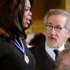 Steven Spielberg et Oprah Winfrey à Washington, le 20 novembre 2013.