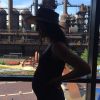 Vanessa Carlton pose enceinte sur Facebook le 26 juin 2014.