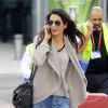 Amal Alamuddin, la fiancée de George Clooney à Londres, le 13 mai 2014.