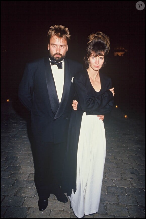 Luc Besson et Anne Parillaud au cours du festival de Cannes 1990