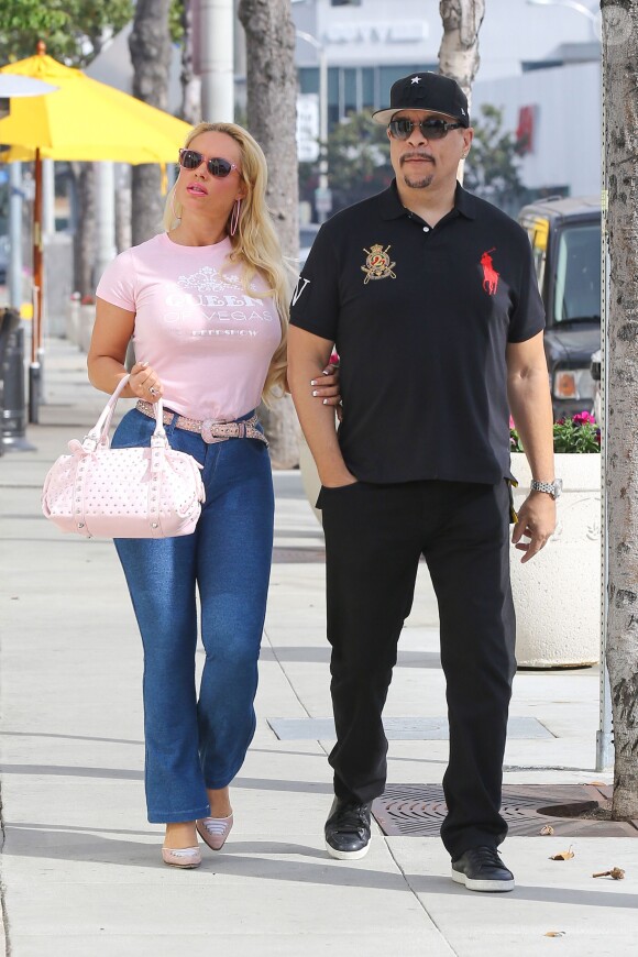 Coco et Ice-T à Los Angeles, le 12 janvier 2014.