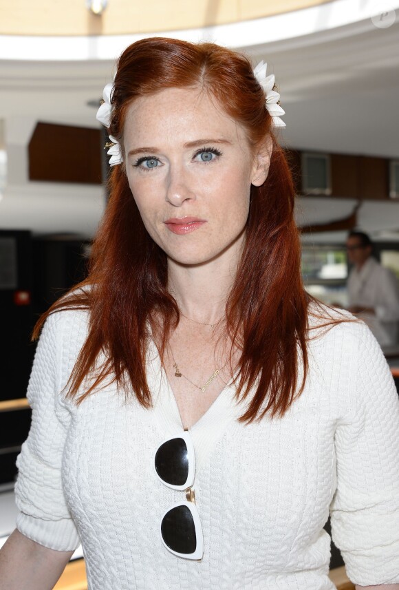 Audrey Fleurot lors de la 4ème édition du "Brunch Blanc" sur le bateau Le Paquebot à Paris, le 29 juin 2014.