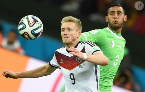 Photo du match Allemagne-Algérie (2-0 après prolongations) à Porto Alegre (Brésil) le 30 juin 2014.
