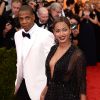 Beyonce Knowles et son mari Jay-Z - Soirée du Met Ball / Costume Institute Gala 2014: "Charles James: Beyond Fashion" à New York, le 5 mai 2014.