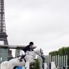 Charlotte Casiraghi - Paris Eiffel Jumping, présenté par Gucci, au Champ de Mars à Paris le 5juillet 2014.