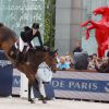 Jessica Springsteen - Paris Eiffel Jumping, présenté par Gucci, au Champ de Mars à Paris le 5juillet 2014.