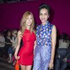 Zahia Dehar et Farida Khelfa - People au défilé de mode, collection Haute-Couture automne-hiver 2014/2015 "Schiaparelli" à l'hôtel d'Evreux à Paris. Le 7 juillet 2014