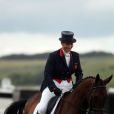Zara Phillips (33 ans) au Barbury Inter International Horse Trials à Wiltshire, le samedi 5 juillet 2014.