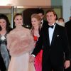 Béatrice Borromeo et son compagnon Pierre Casiraghi - Bal de la Rose 2014 au sporting à Monaco, le 29 mars 2014.