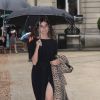 Carine Roitfeld arrive à l'hôtel Salomon de Rothschild pour assister au défilé Valentino haute couture automne-hiver 2014-2015. Paris, le 9 juillet 2014.