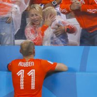 Brésil 2014 - Arjen Robben : Son fils en pleurs et inconsolable après la défaite