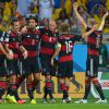 L'Allemagne a obtenu son ticket pour la finale de la Coupe du monde en battant le Brésil 7 à 1. Belo Horizonte, le 8 juillet 2014.