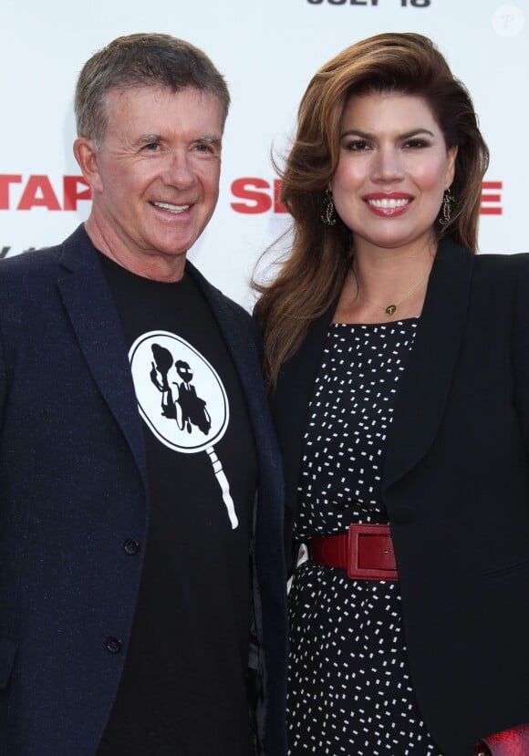 Alan Thicke, Tanya Callau à la première de Sex tape au Regency Village à Westwood, le 10 juillet 2014.