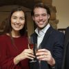 Le prince Felix et la princesse Claire de Luxembourg en novembre 2013 à La Table des Guilloux pour présenter les vins du château Les Crostes.