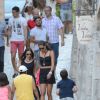 Ana Ivanovic dans les rues de Palma de Majorque, lors de ses vacances sur l'île de Majorque, le 12 juillet 2014
