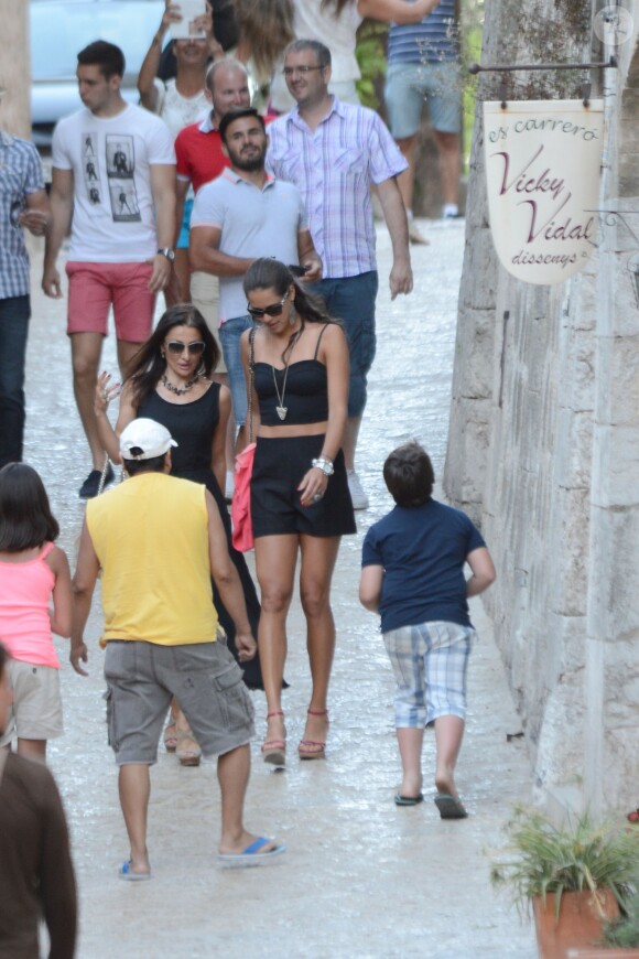 Ana Ivanovic dans les rues de Palma de Majorque, lors de ses vacances sur l'île de Majorque, le 12 juillet 2014