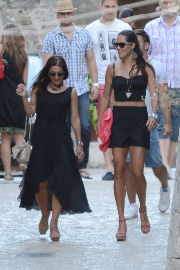 Ana Ivanovic dans les rues de Palma de Majorque, lors de ses vacances sur l'île de Majorque, le 12 juillet 2014