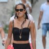 Ana Ivanovic dans les rues de Palma de Majorque, lors de ses vacances sur l'île de Majorque, le 12 juillet 2014