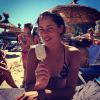 Ana Ivanovic à Majorque, photo publiée sur son compte Instagram le 4 juillet 2014
