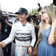  Nico Rosberg et sa compagne Vivian Sibold &agrave; Monte-Carlo apr&egrave;s le Grand Prix de Monaco, le 25 mai 2014 
