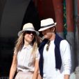  Nico Rosberg et son &eacute;pouse Vivian Sibold dans les rues de Portofino, le 15 mai 2014 