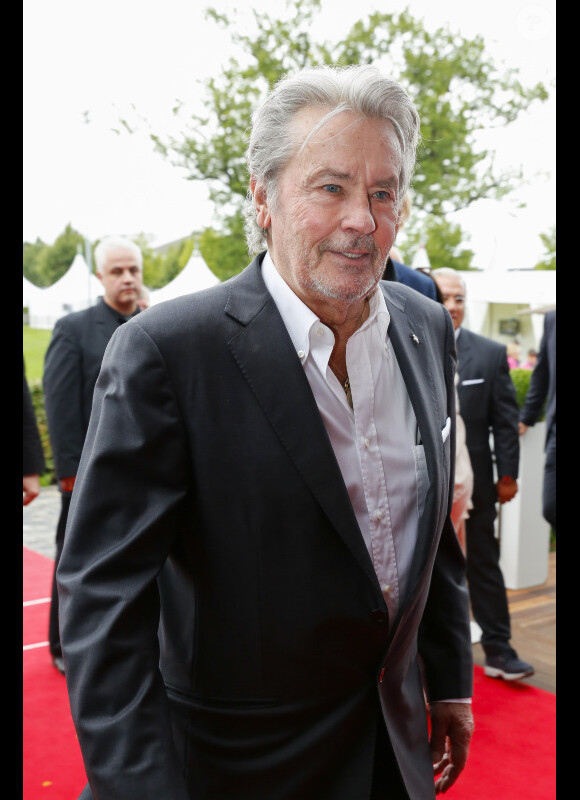 Alain Delon lors de la soirée "La nuit des Médias" lors du festival équestre de Aachen le 15 juillet 2014