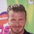 David Beckham lors des Nickelodeon Kids' Choice Sports Awards à Los Angeles, le 17 juillet 2014.