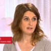 L'actrice Anne Decis de la série "Plus belle la vie" annonce qu'elle est enceinte pour la deuxième fois dans "Les maternelles", jeudi 27 février 2014.
