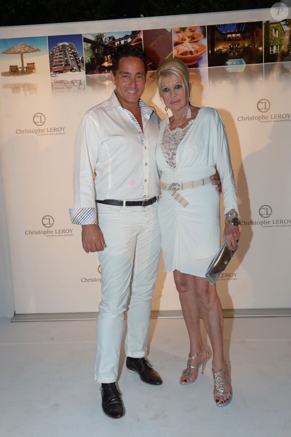 Ivana Trump lors de la 19e Soirée Blanche, le 14 juillet 2014 aux Moulins de Ramatuelle.
